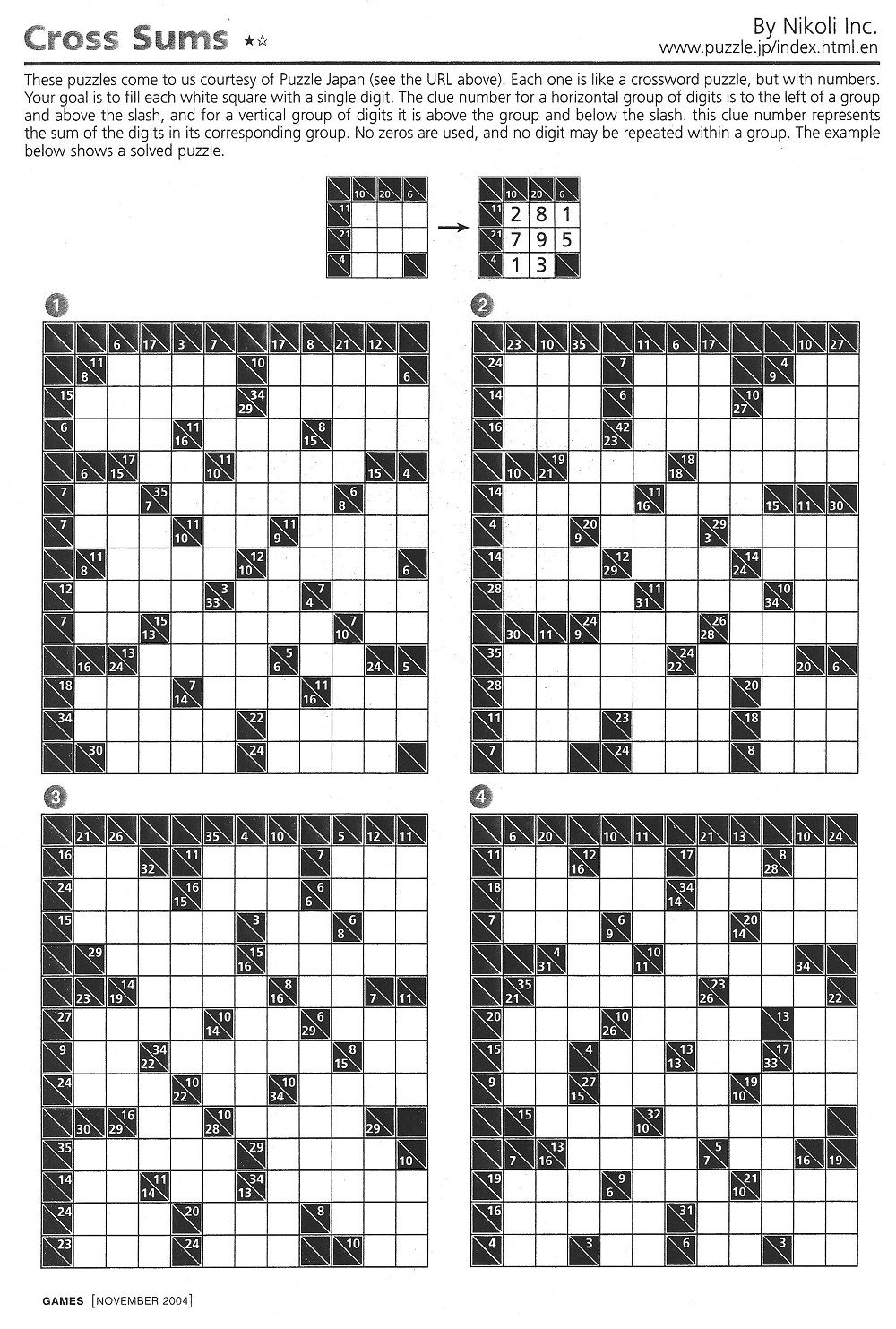 cross-sums