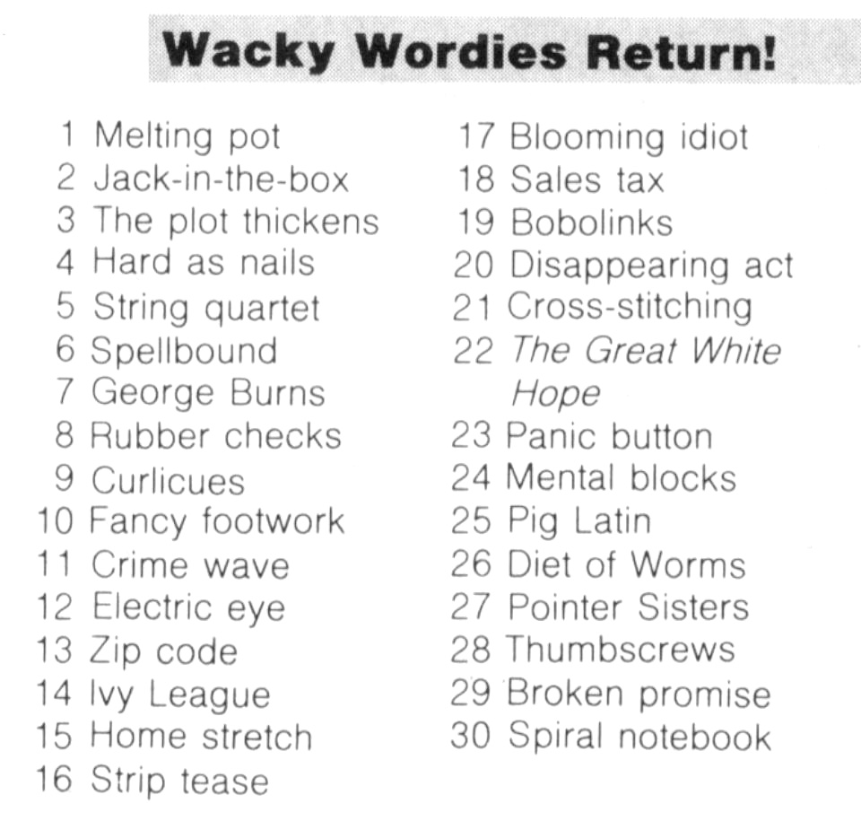 Wackie Wordies 62