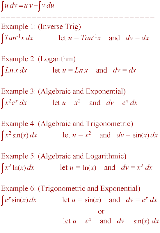 Integration By Parts