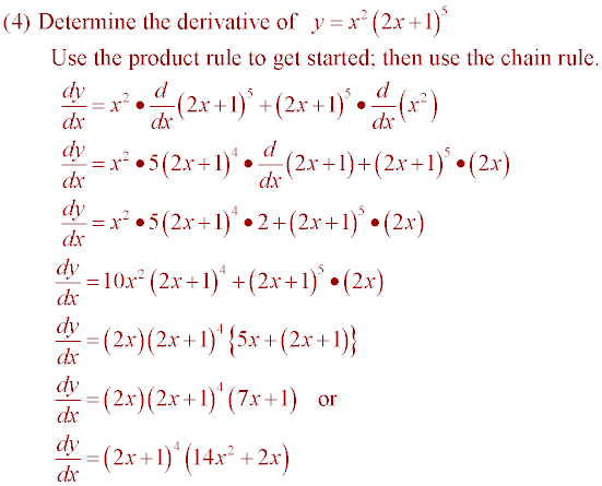 Chain Rule Derivative Worksheet